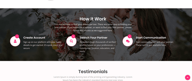 Matrimonial Website